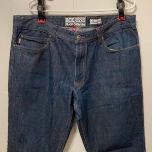 DGK Never Wash Raw Denim Straight fit size 38